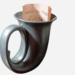Wilton "Breakin the Noggin" Pewter Beer/Ale Noggin 5" Tall